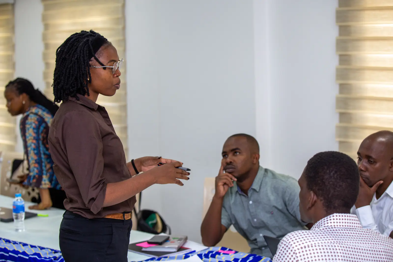 A journalist-researcher workshop discussion