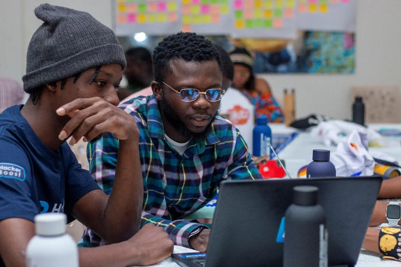 Participants co-creating a monitoring system