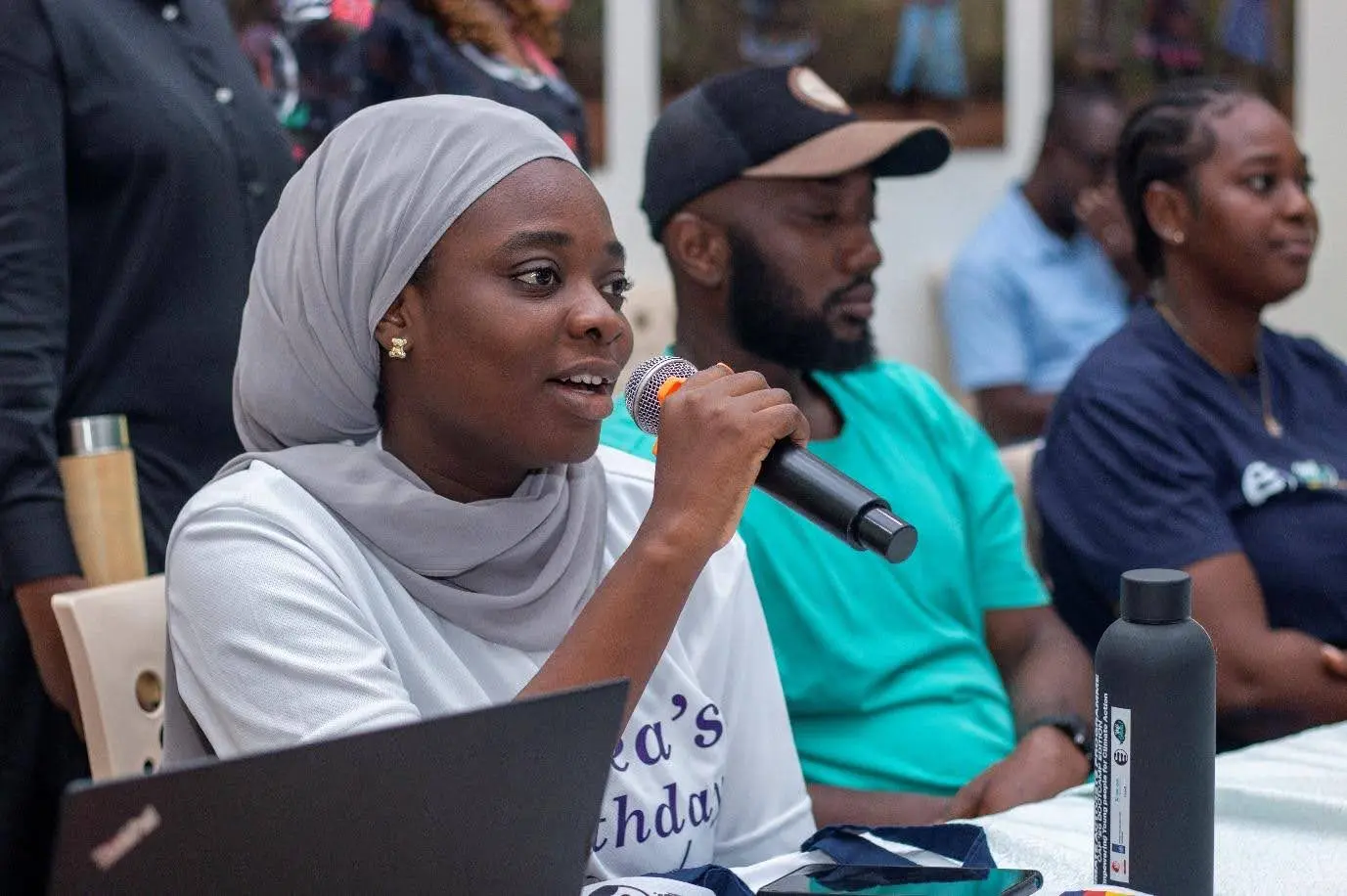 Youth climate reporters collaborating
